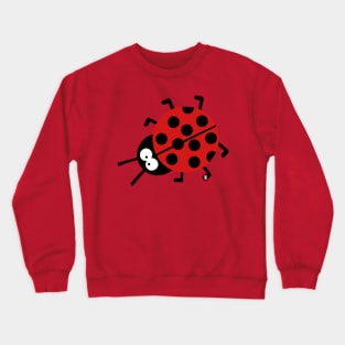 Ladybug Beetle Nature Funny Scary Designer Lucky Crewneck Sweatshirt
